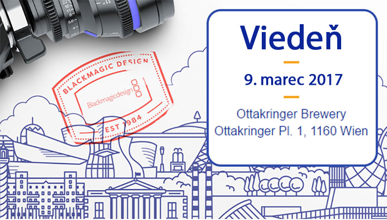 Blackmagic Design European Tour 2017 Praha 8. března 2017