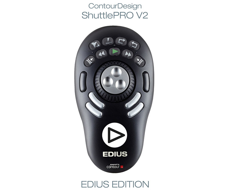 ContourDesign ShuttlePRO V2 v designu programu EDIUS
