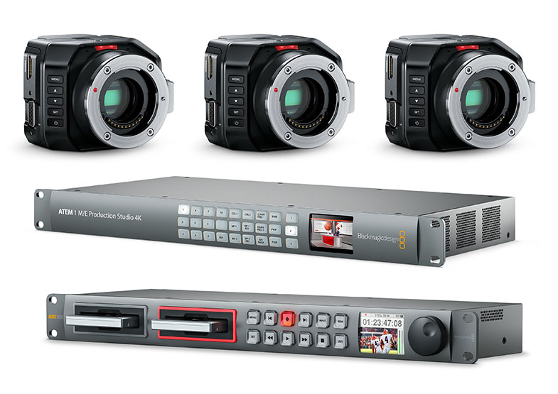 Blackmagic Design ATEM 4K Micro Camera Bundle