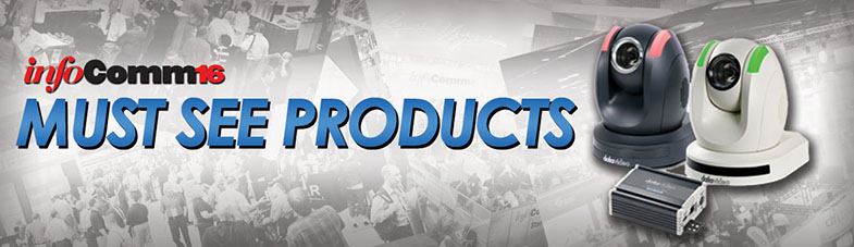 Datavideo InfoComm 2016 PTC-150T KMU-100 RMC-400 SEB-1200