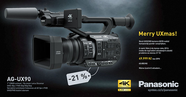 Panasonic AG-UX90 UXmas Sale 2016