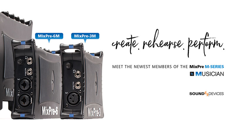 Sound Devices MixPre M-Series MoxPre-3M MixPre-6M Musician Plugin