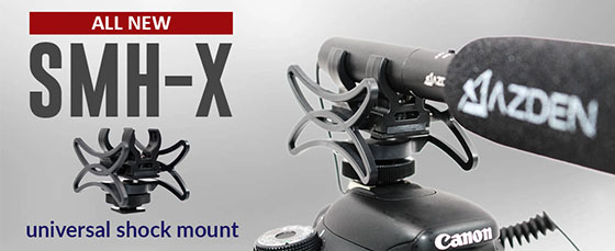 Azden SMH-X Universal Microphone Shock Mount (18-22mm)