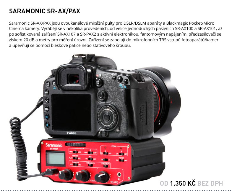 Saramonic SR-AX SR-PAX