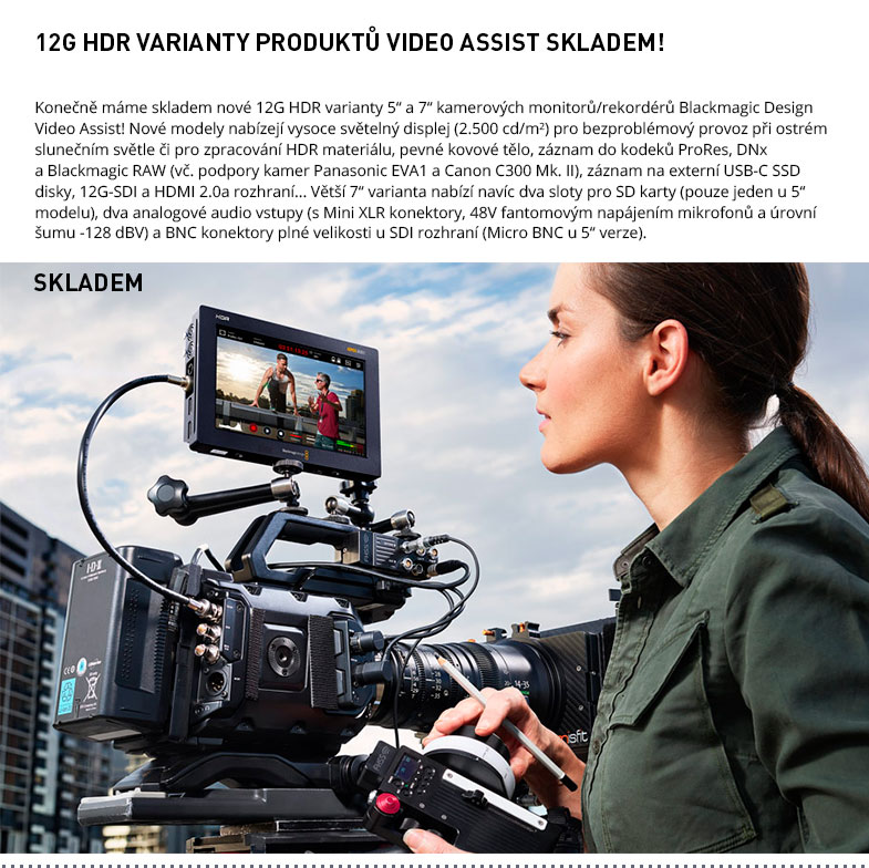 VIDEO ASSIST 12G HDR