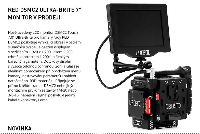 RED DSMC2 ULTRA BRITE 7 MONITOR
