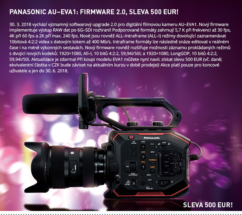 PANASONIC AU-EVA1 CASHBACK