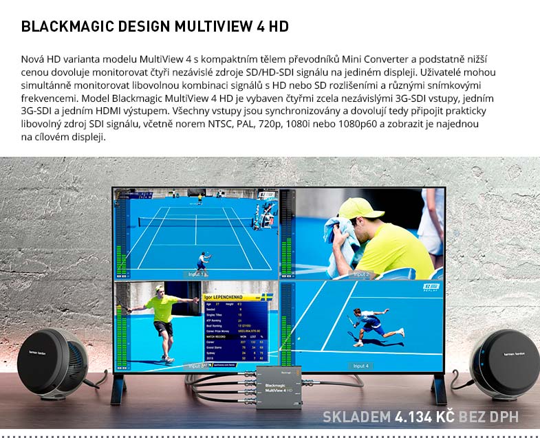 BLACKMAGIC DESIGN MULTIVIEW 4 HD