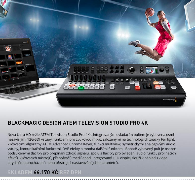 BLACKMAGIC DESIGN ATEM TELEVISION STUDIO PRO 4K