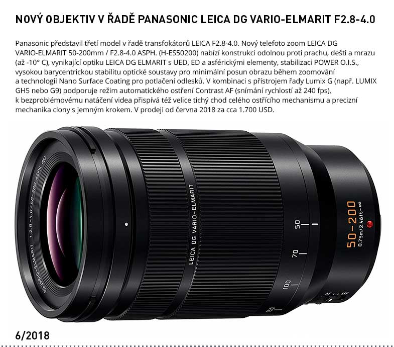 PANASONIC LEICA DG VARIO-ELMARIT 50-200mm F2.8-4.0 ASPH.
