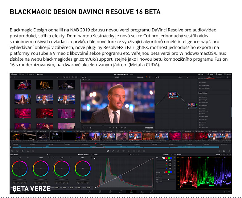 BLACKMAGIC DESIGN DAVINCI RESOLVE 16 BETA