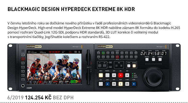 BLACKMAGIC DESIGN HYPERDECK EXTREME 8K HDR