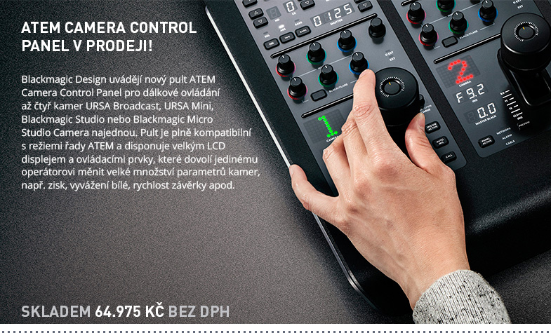 BLACKMAGIC ATEM CAMERA CONTROL PANEL