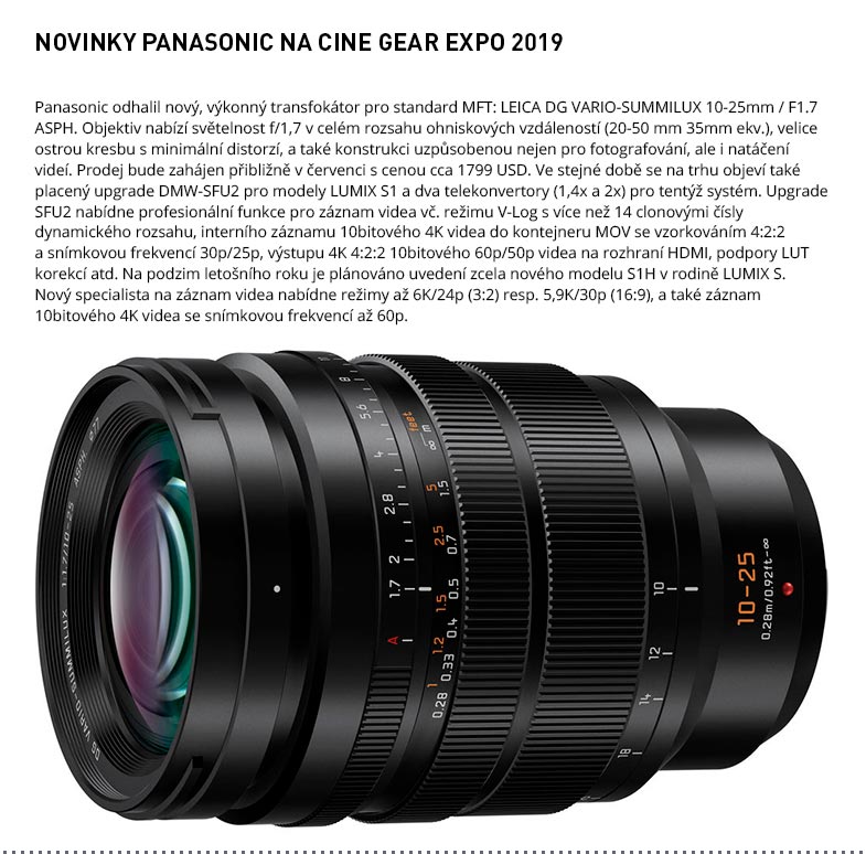 PANASONIC CINE GEAR EXPO 2019