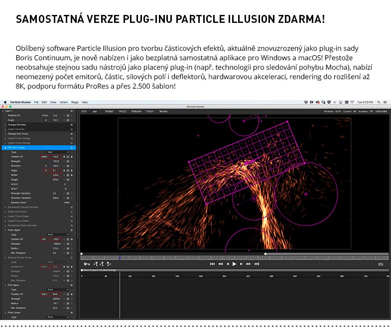 BORIS FX PARTICLE ILLUSION ZDARMA