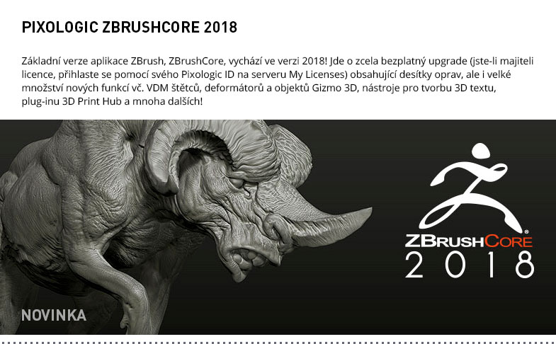 PIXOLOGIC ZBRUSHCORE 2018