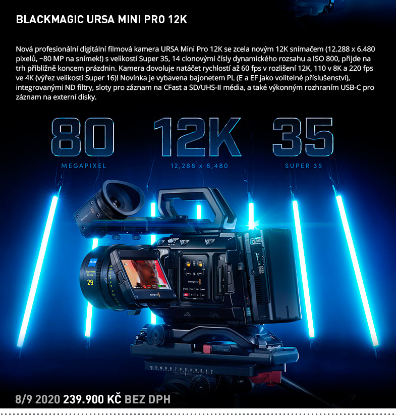 BLACKMAGIC URSA MINI PRO 12K