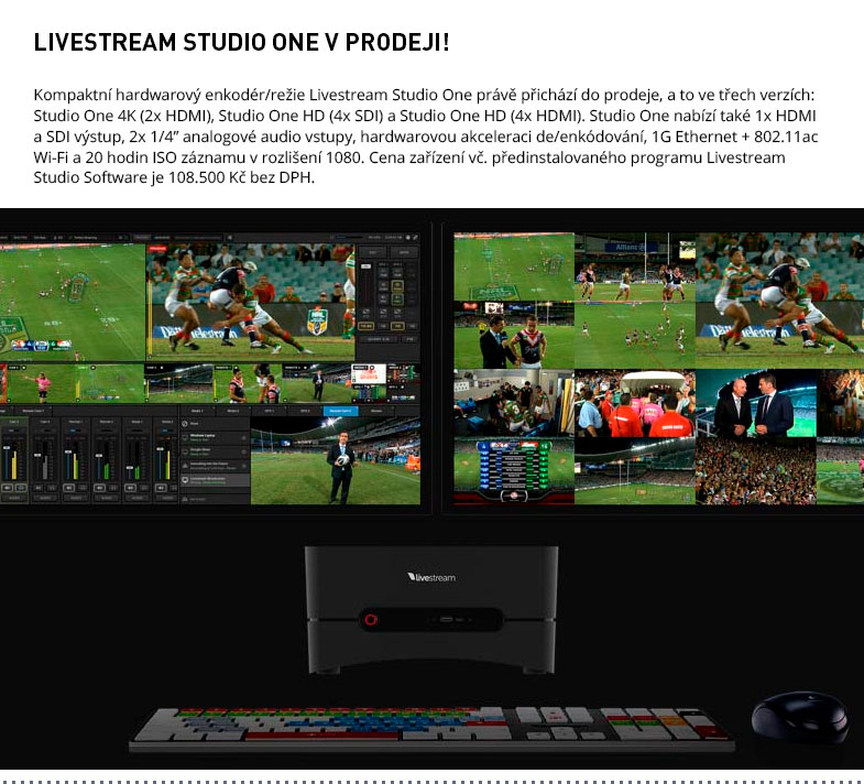 LIVESTREAM STUDIO ONE