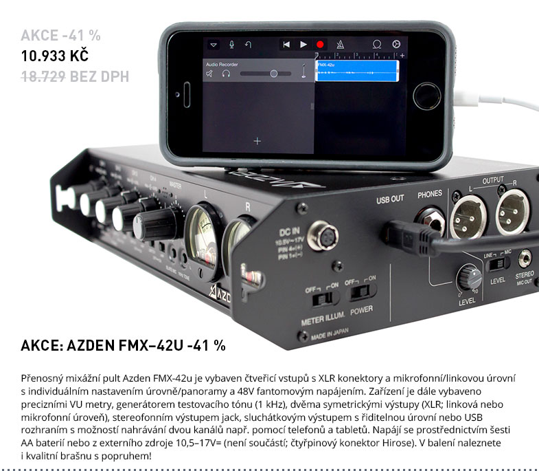 AKCE: AZDEN FMX–42U -41