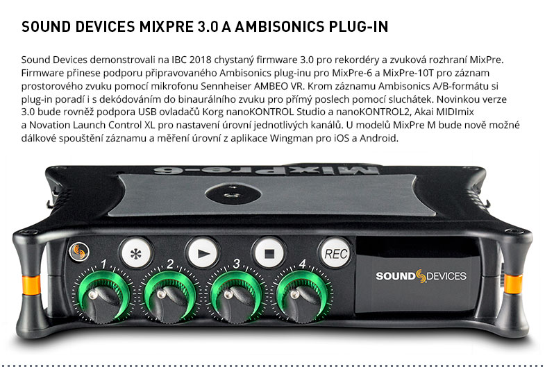 SOUND DEVICES MIXPRE 3.0