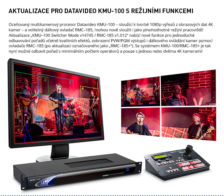 AKTUALIZACE PRO DATAVIDEO KMU-100