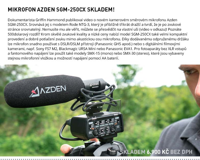 Azden SGM-250CX skladem