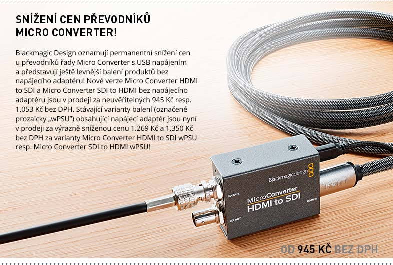 Blackmagic Mini Converter sleva