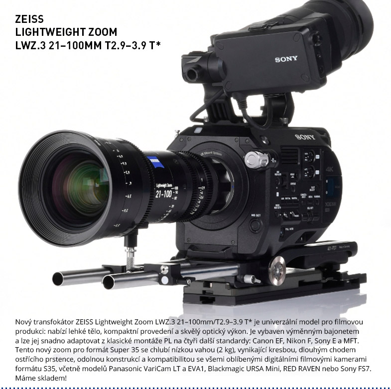 ZEISS Lightweight Zoom LWZ.3 21-100mm/T2.9-3.9