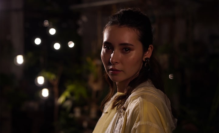 Vzorová snímka nasnímaná v tmavom prostredí