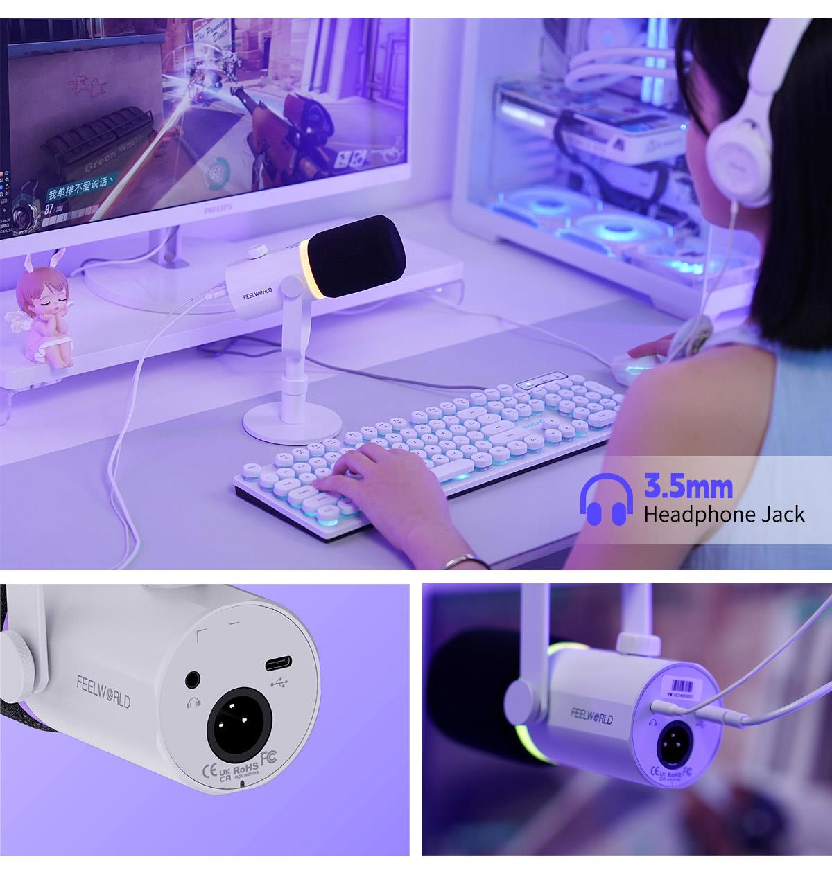 headphone monitor mic